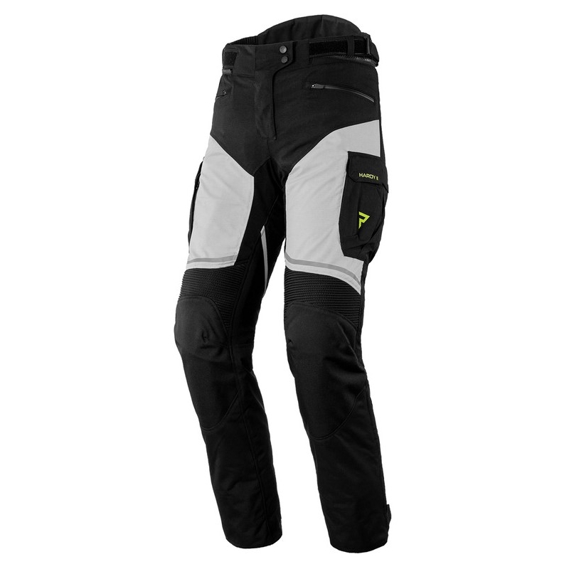 Damen Rebelhorn Hardy II Grau-Schwarz-Fluo Gelb Motorradhosen Ausverkauf