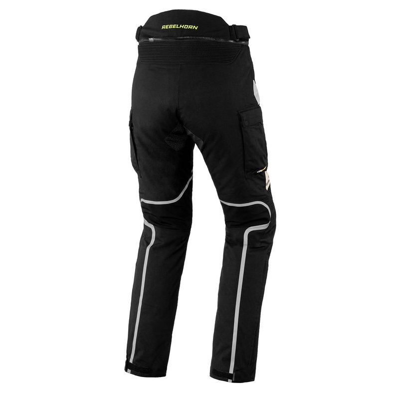 Damen Rebelhorn Hardy II Grau-Schwarz-Fluo Gelb Motorradhosen Ausverkauf