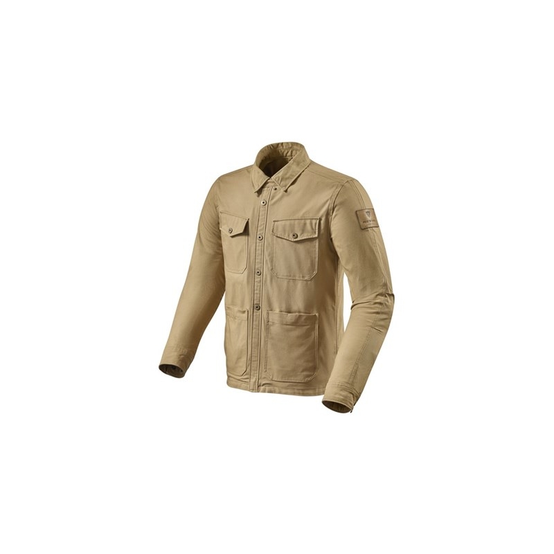 Košile na motorku Revit Worker písková-smaz