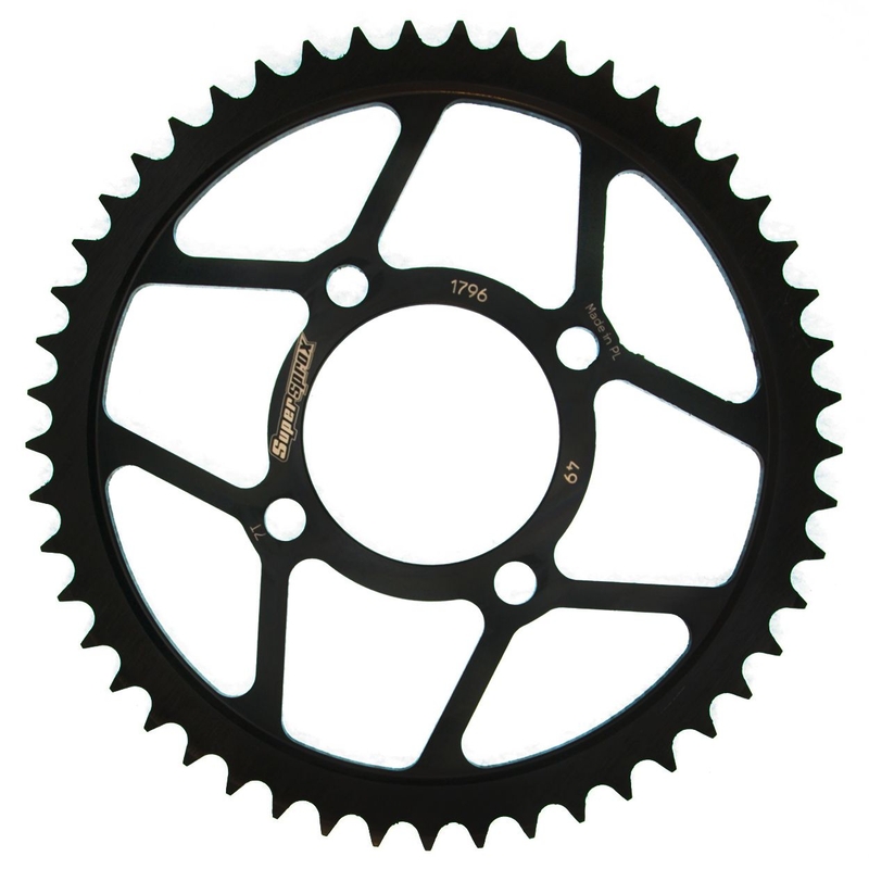 Ketten Rad SUPERSPROX schwarz 49T, 428