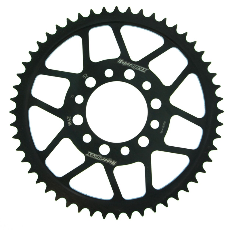 Ketten Rad SUPERSPROX schwarz 52T, 428