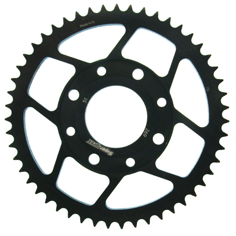 Ketten Rad SUPERSPROX schwarz 51T, 428