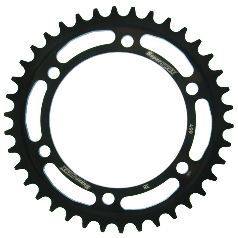 Ketten Rad SUPERSPROX schwarz 38T, 530