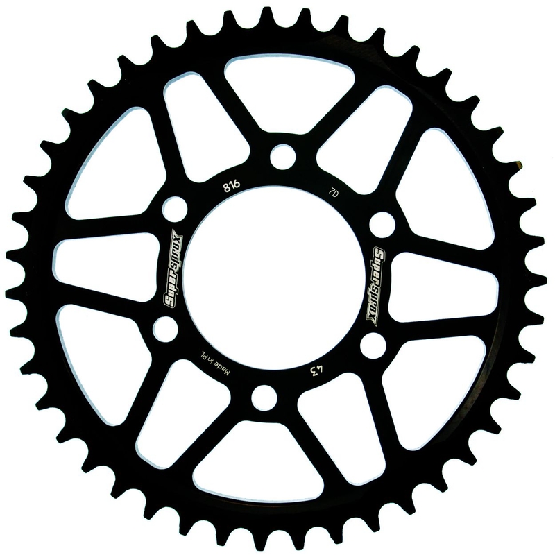 Ketten Rad SUPERSPROX schwarz 43T, 530