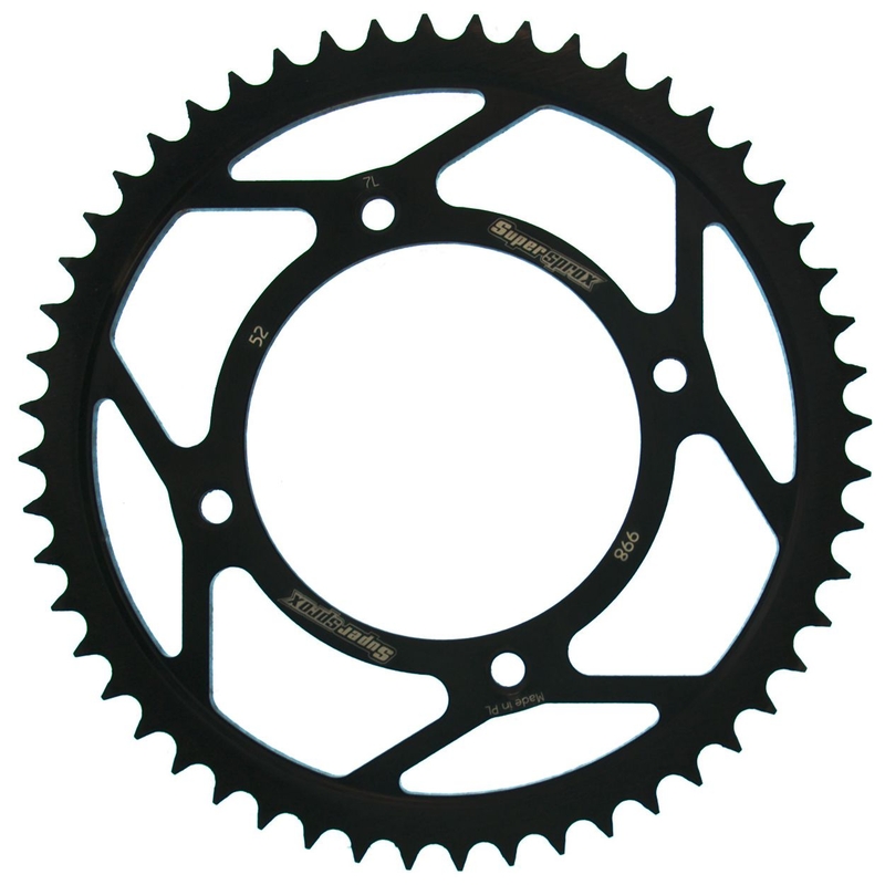 Ketten Rad SUPERSPROX schwarz 52T, 428