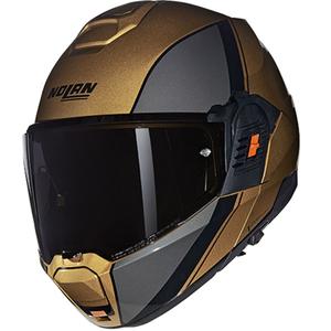 Motorrad-Klapphelm Nolan N120-1 Verniciatura Speciale N-COM 342 sand-schwarz