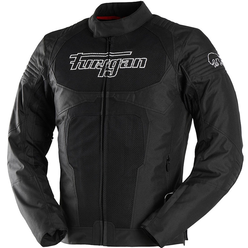 Furygan WB08 Vented + Motorradjacke schwarz-weiß