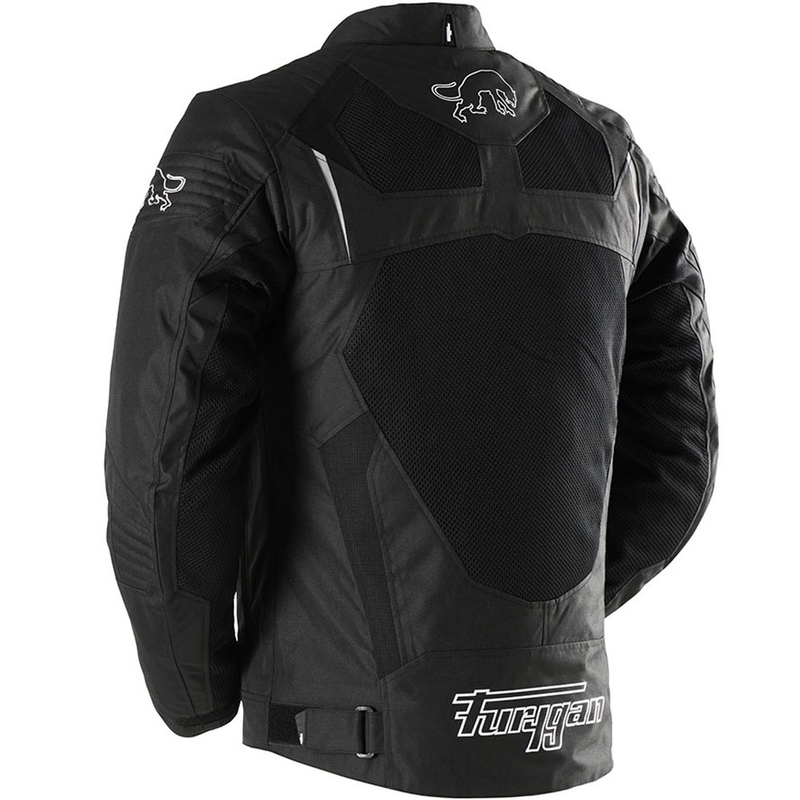 Furygan WB08 Vented + Motorradjacke schwarz-weiß
