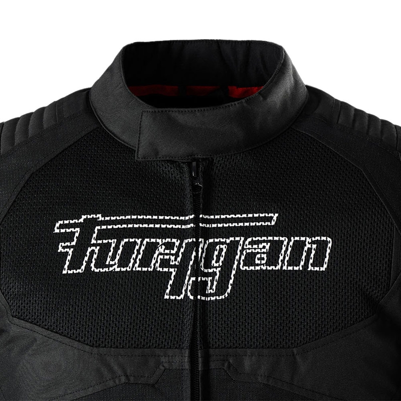 Furygan WB08 Vented + Motorradjacke schwarz-weiß