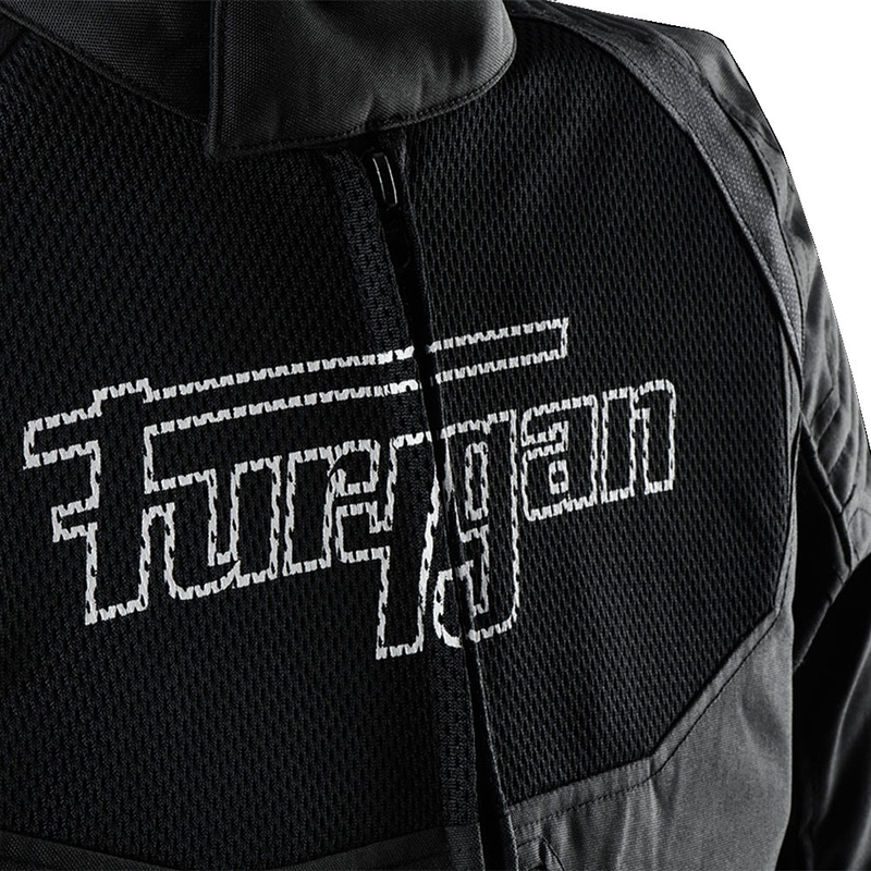 Furygan WB08 Vented + Motorradjacke schwarz-weiß