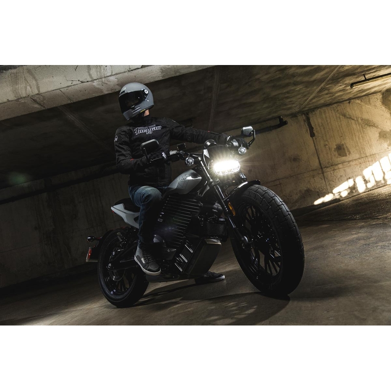 Furygan WB08 Vented + Motorradjacke schwarz-weiß