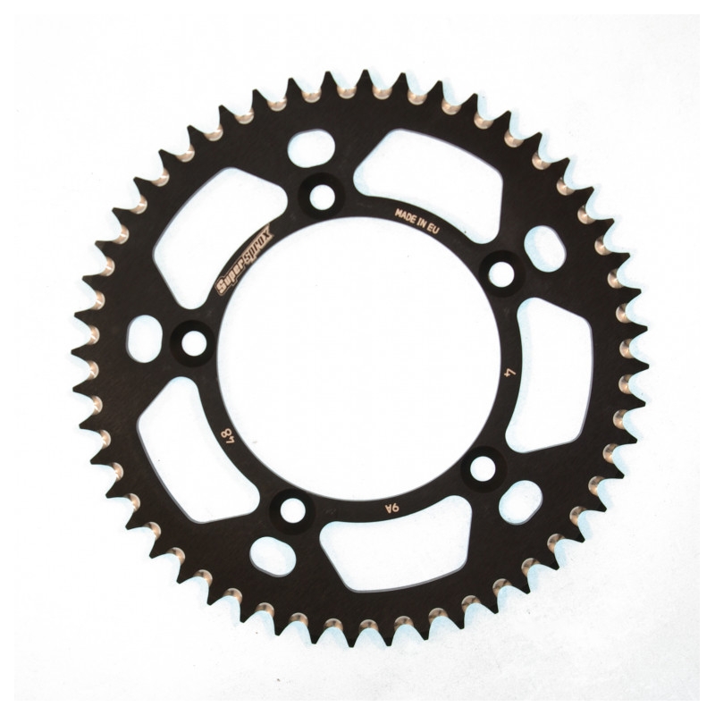 Aluminium-Ketten Rad SUPERSPROX schwarz 48T, 420