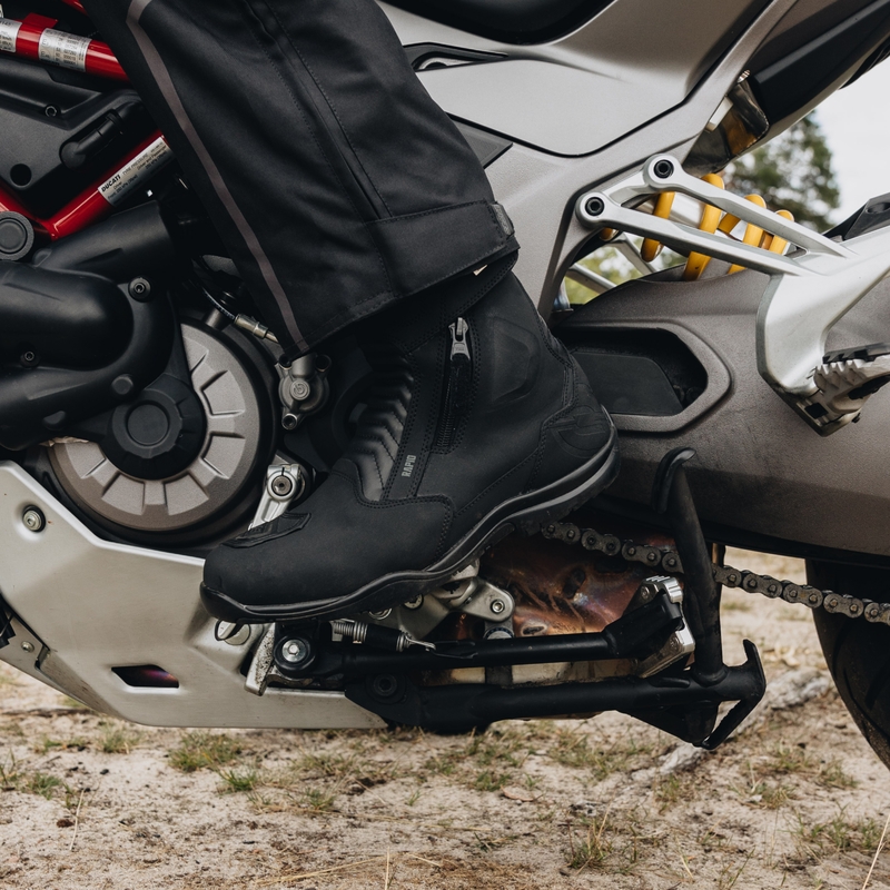 Ozone Rapid Motorradstiefel schwarz matt