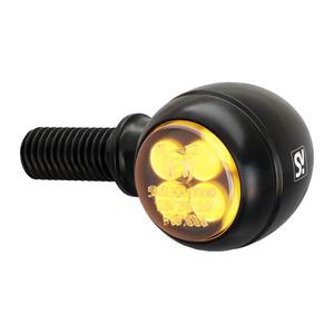 Motorradblinker Highsider Smart Circula-S LED schwarz