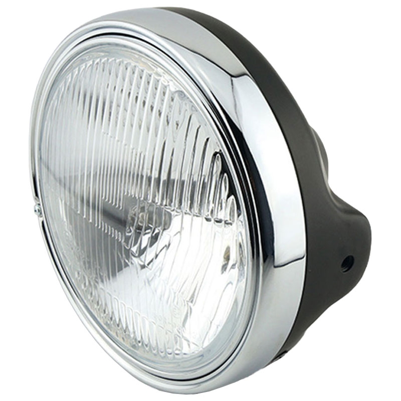 Highsider Smart LTD 7 Scheinwerfer mit geprägtem Glas, schwarz glänzend