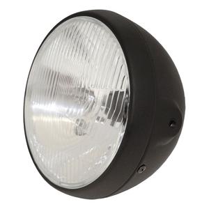 Highsider Smart British Style H4 Scheinwerfer Mattschwarz