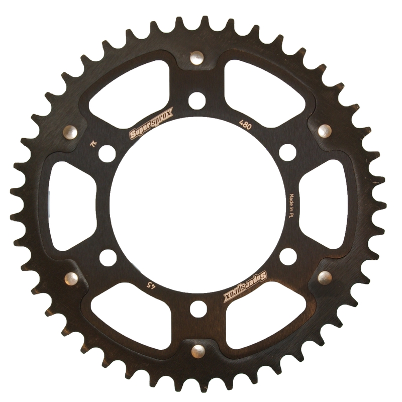 Ketten Rad SUPERSPROX STEALTH schwarz 45T, 525