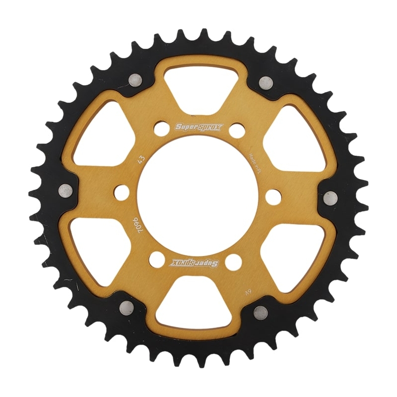 Ketten Rad SUPERSPROX STEALTH gold 43T, 530