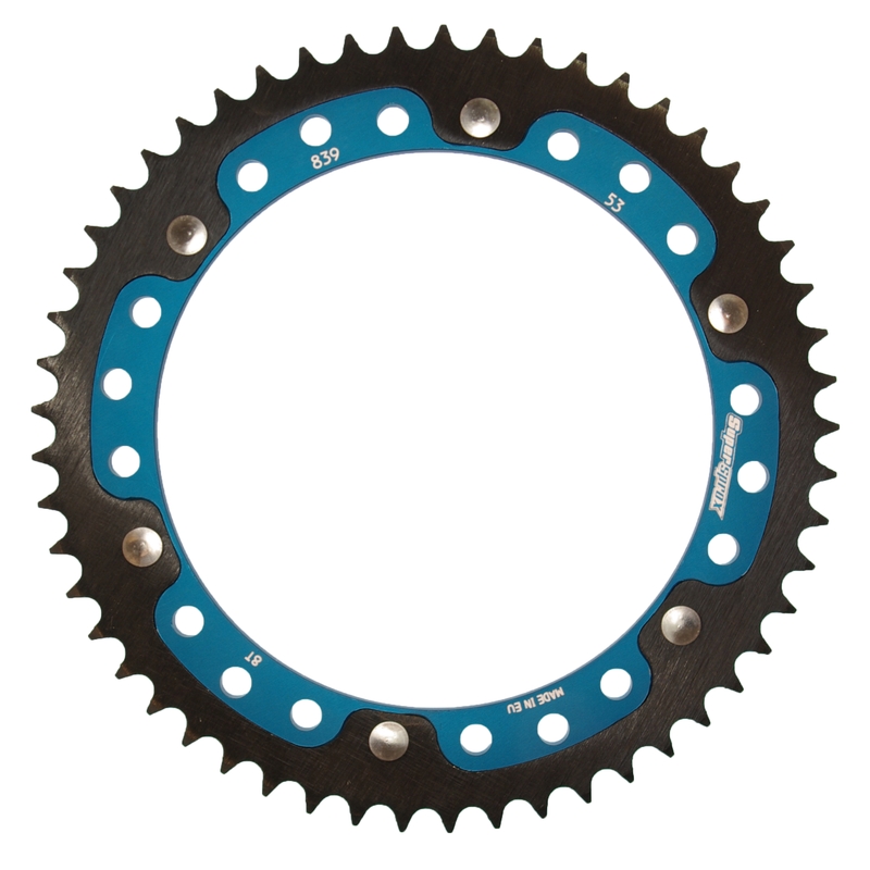Ketten Rad SUPERSPROX STEALTH blau 53T, 428