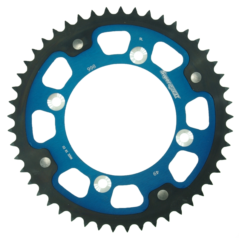 Ketten Rad SUPERSPROX STEALTH blau 49T, 428
