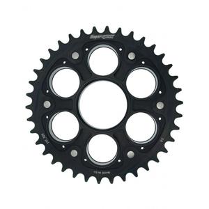 Rear sprocket STEALTH with alloy disc SUPERSPROX RSA-737_525:38-BLK schwarz 38T, 520
