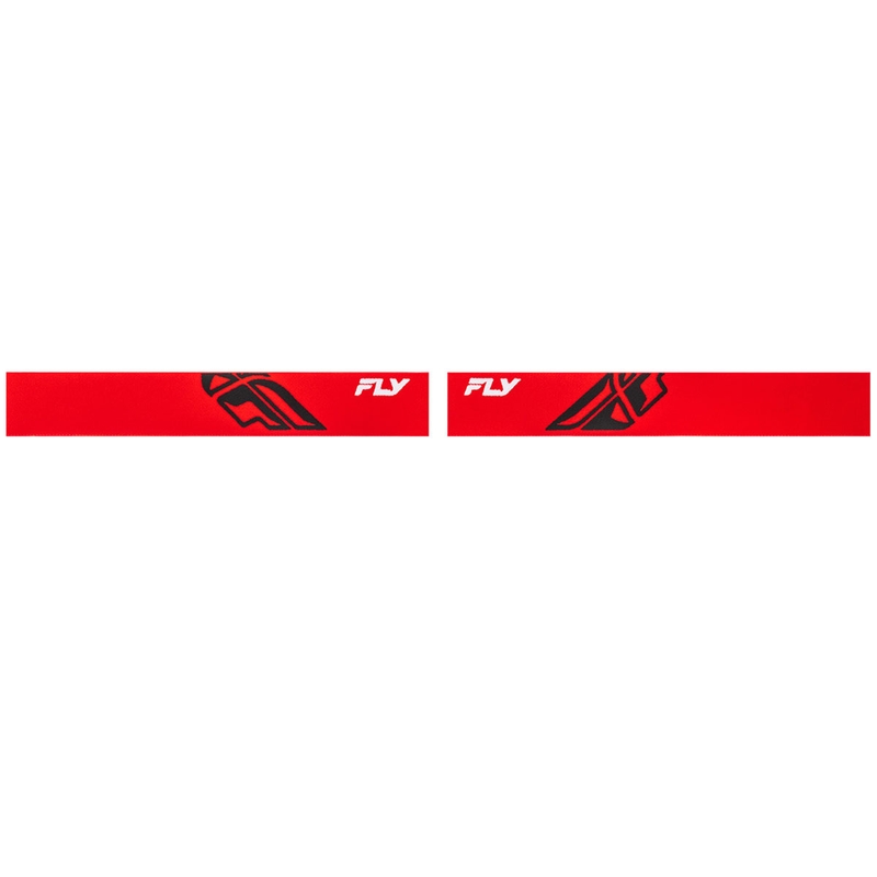 Fly Racing Focus rot-schwarze Motocrossbrille mit klarem Plexiglas