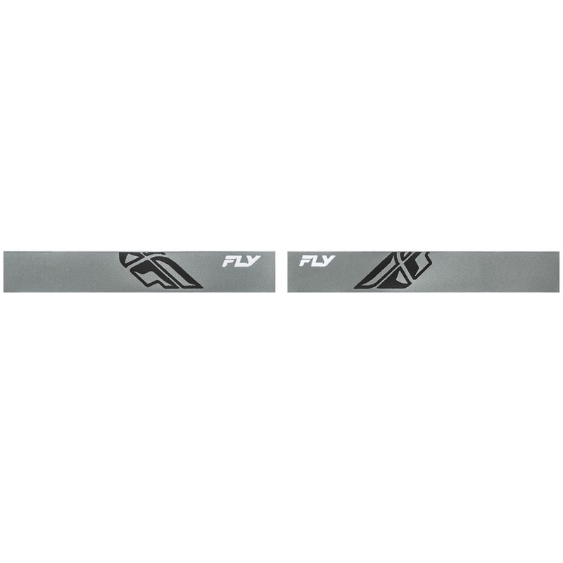 Fly Racing Focus II Kinder Motocrossbrille Grau-Schwarz mit klarer Linse