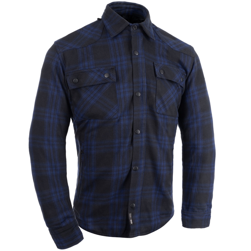 Oxford Kickback 3.0 Motorradhemd Blau