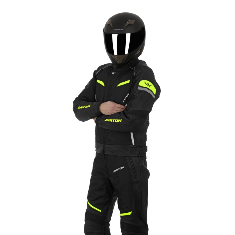Ayrton Optimus schwarz-fluo gelb Herren Latzhose Ausverkauf