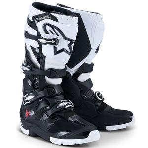 Motorradstiefel Alpinestars Tech 7 Enduro Schwarz-Weiß