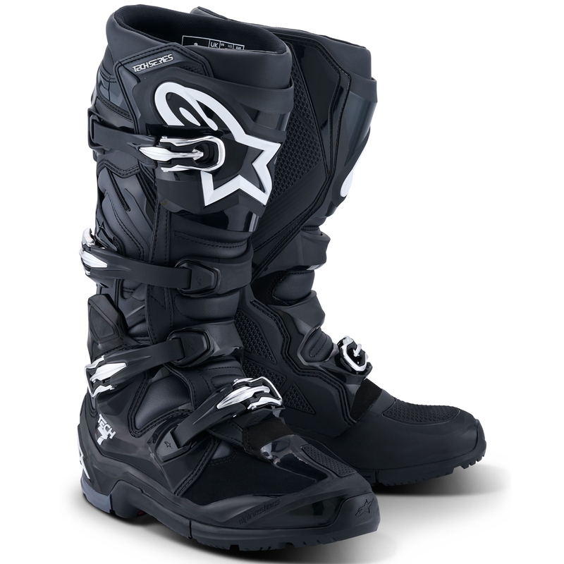 Motorradstiefel Alpinestars Tech 7 Enduro Schwarz-Anthrazit-Weiß