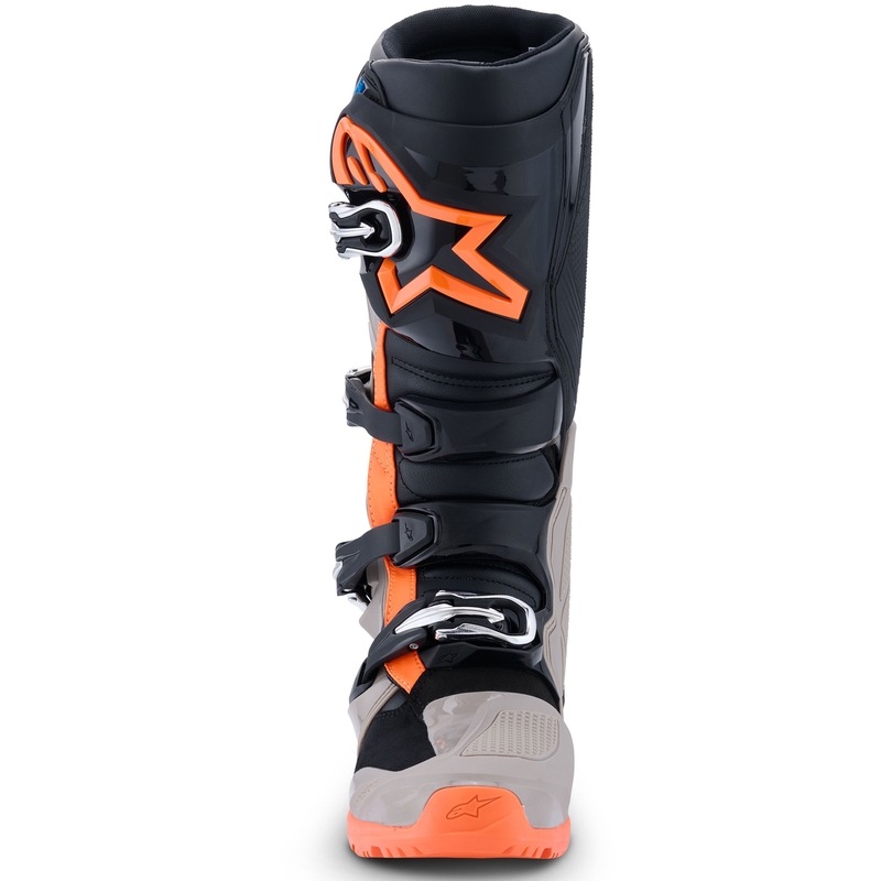 Motorradstiefel Alpinestars Tech 7 Enduro Schwarz-Dunkelgrau-Neonorange