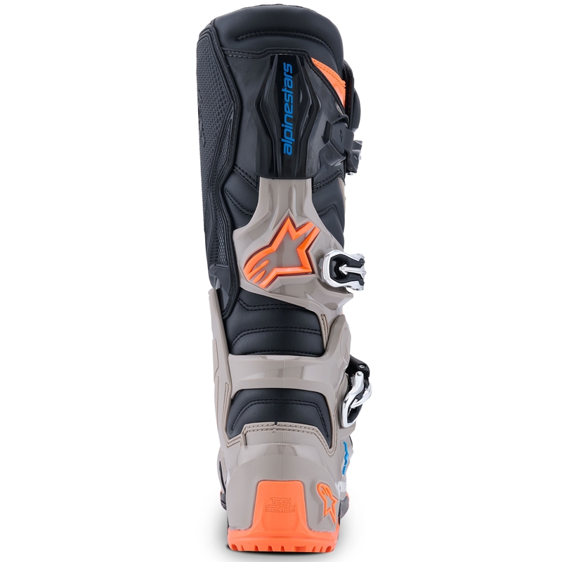 Motorradstiefel Alpinestars Tech 7 Enduro Schwarz-Dunkelgrau-Neonorange