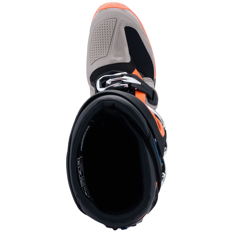 Motorradstiefel Alpinestars Tech 7 Enduro Schwarz-Dunkelgrau-Neonorange