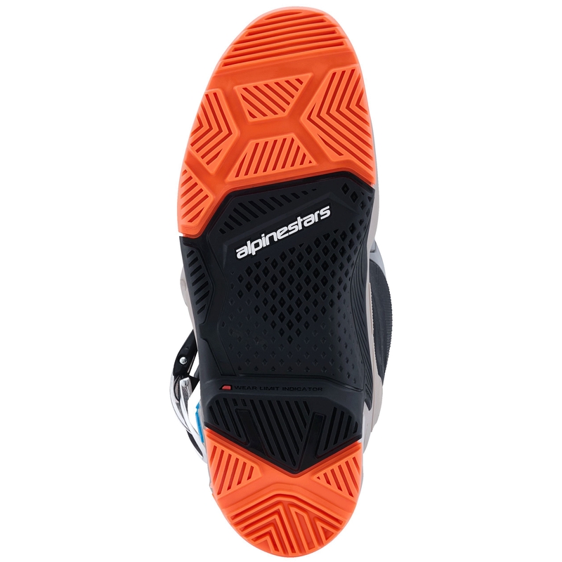 Motorradstiefel Alpinestars Tech 7 Enduro Schwarz-Dunkelgrau-Neonorange