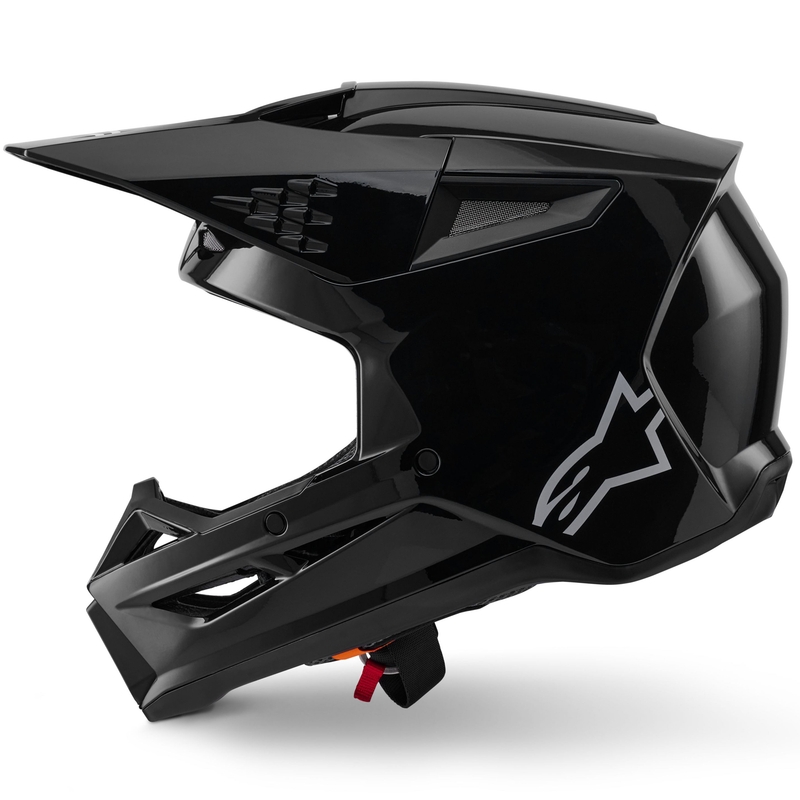 Alpinestars S-M3 Solid Motocrosshelm schwarz