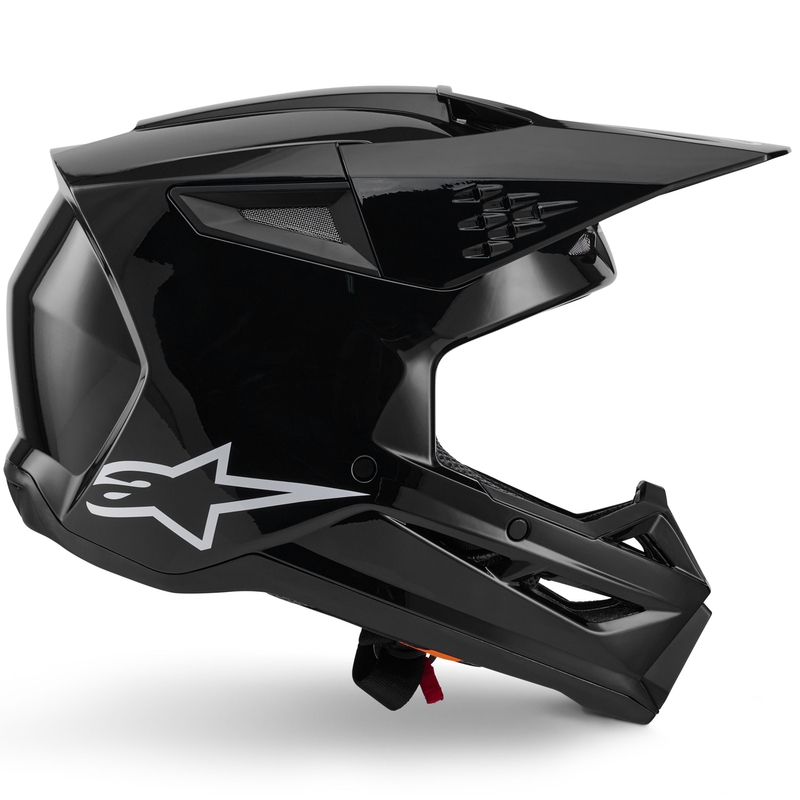 Alpinestars S-M3 Solid Motocrosshelm schwarz