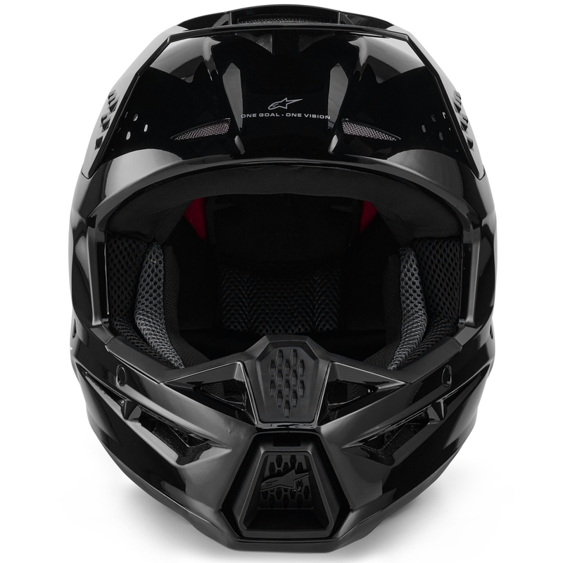 Alpinestars S-M3 Solid Motocrosshelm schwarz