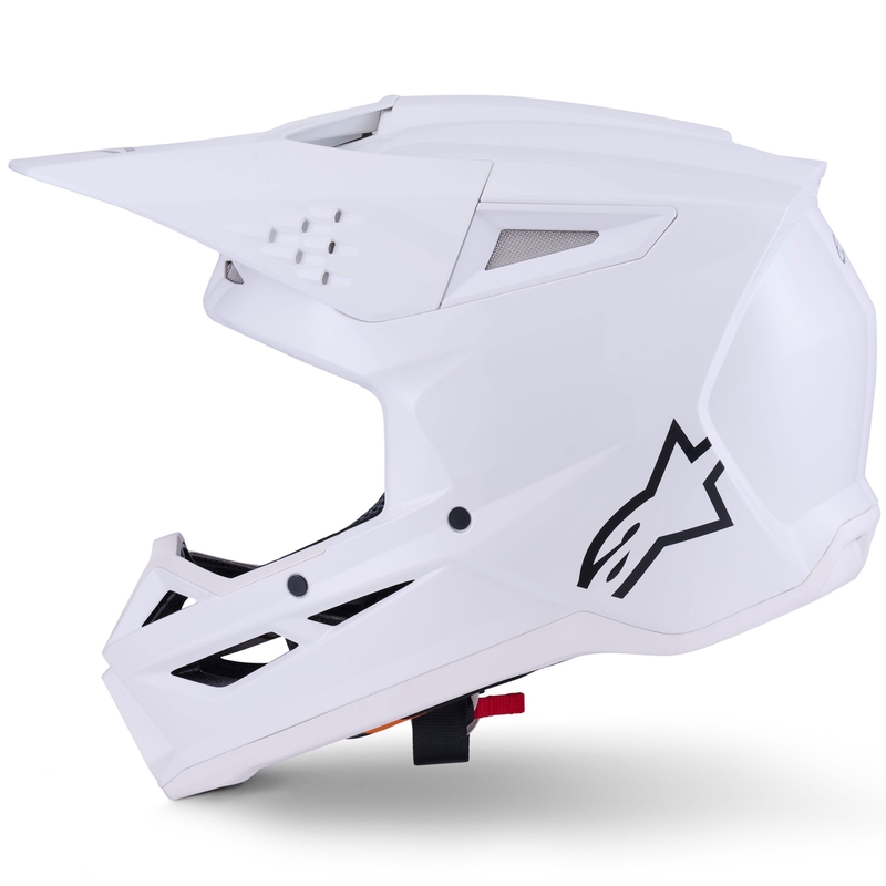 Alpinestars S-M3 Solid Motocrosshelm weiß
