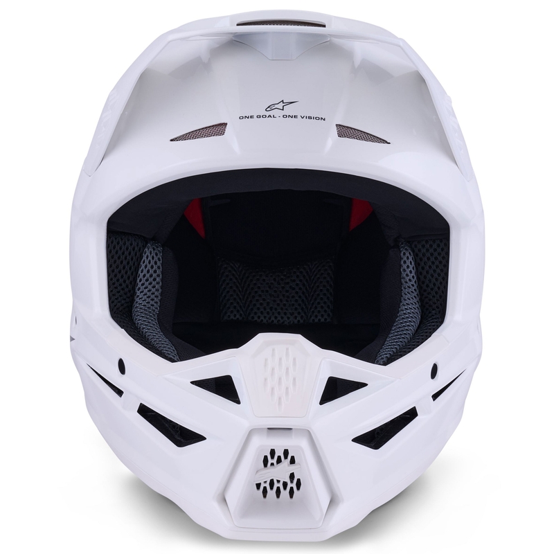 Alpinestars S-M3 Solid Motocrosshelm weiß