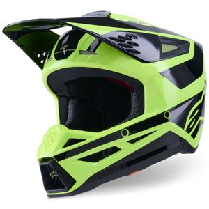 Alpinestars S-M3 Heat Motocrosshelm fluo gelb-schwarz