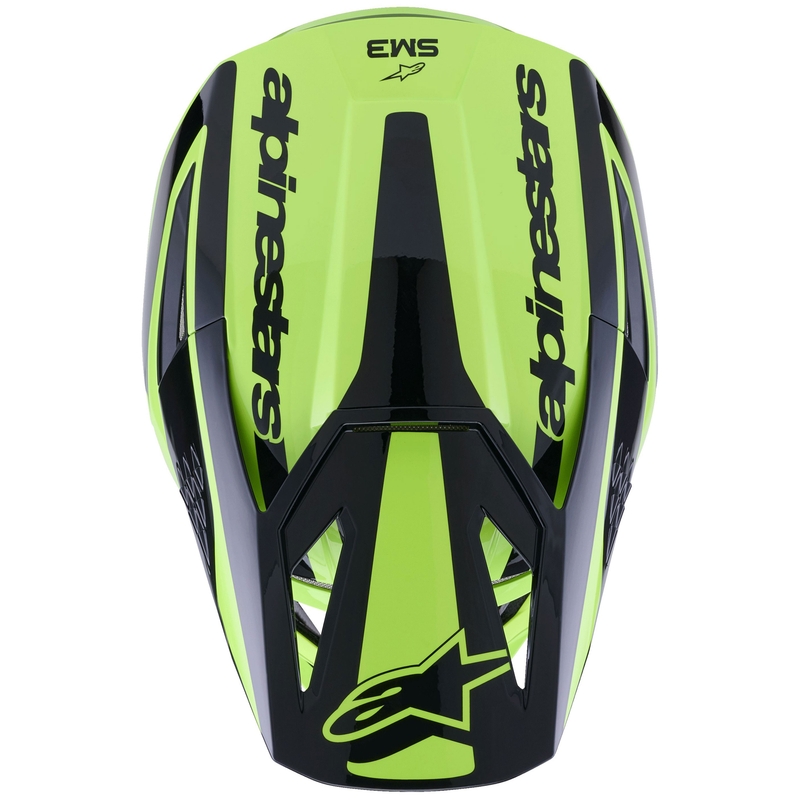 Alpinestars S-M3 Heat Motocrosshelm fluo gelb-schwarz