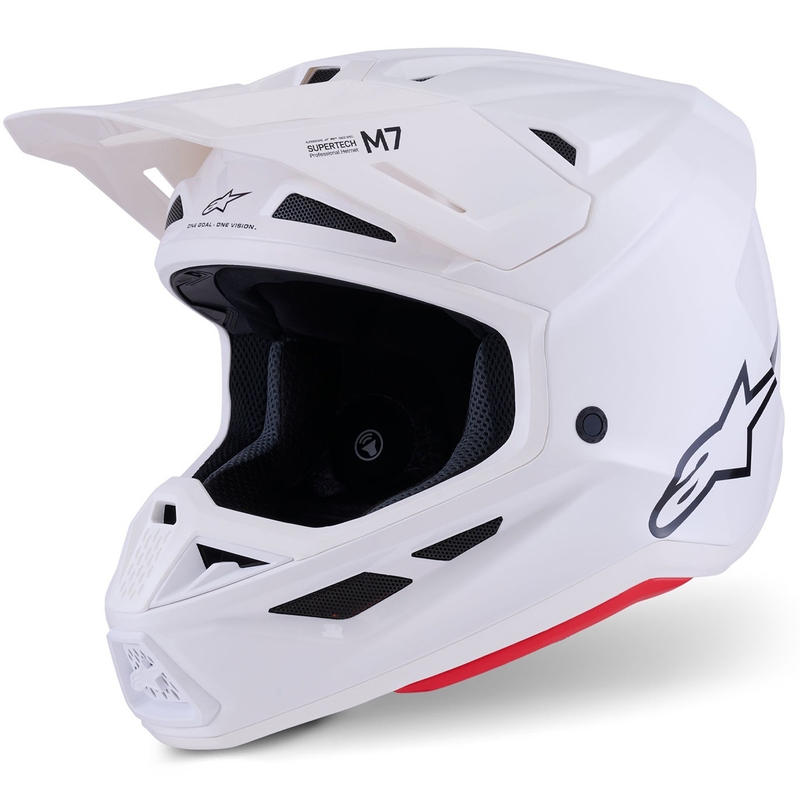 Alpinestars SM7 Solid Motocrosshelm weiß