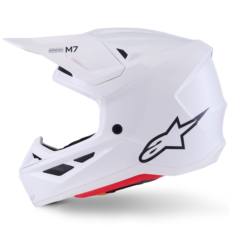 Alpinestars SM7 Solid Motocrosshelm weiß