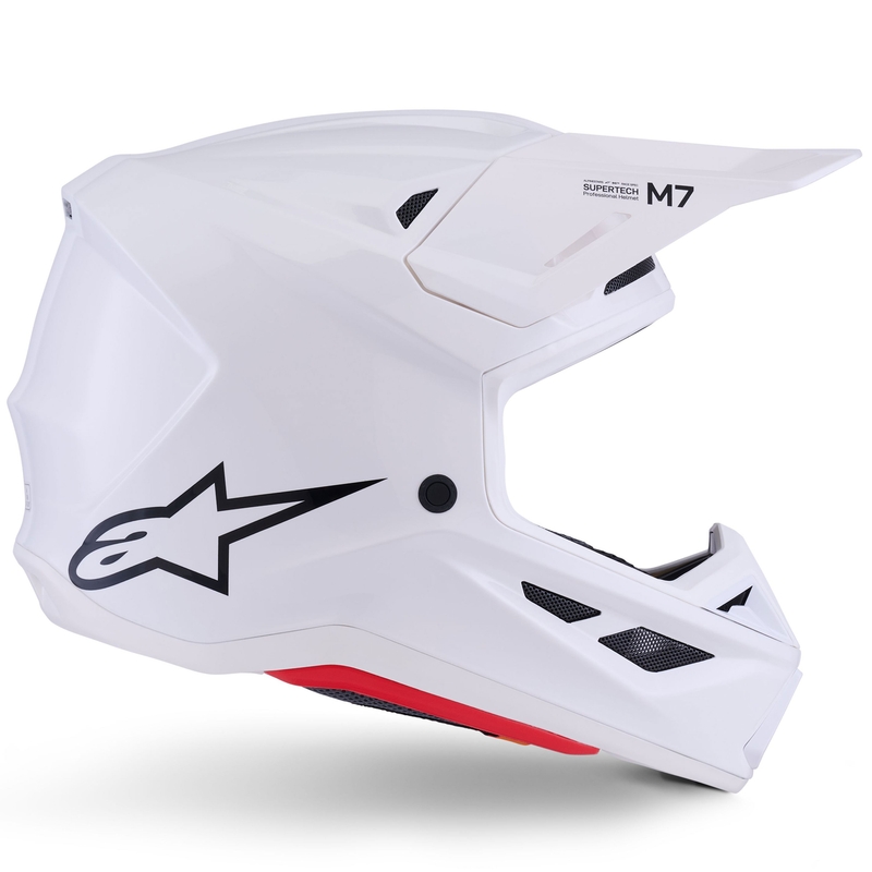 Alpinestars SM7 Solid Motocrosshelm weiß