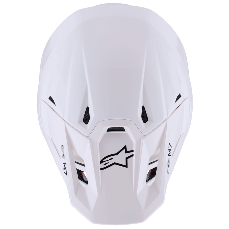 Alpinestars SM7 Solid Motocrosshelm weiß