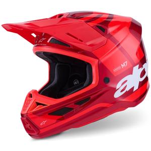 Alpinestars SM7 Core Motocrosshelm rot
