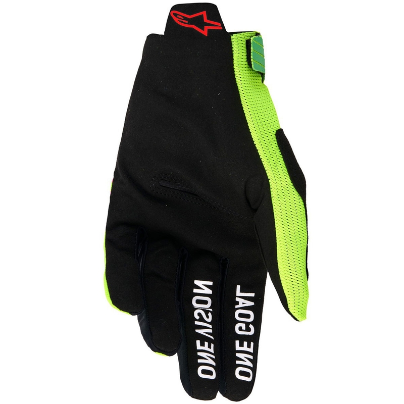 Alpinestars Radar Pro Motocross-Handschuhe grün-fluo gelb-fluo pink