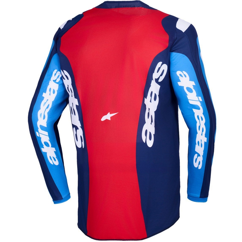 Alpinestars Fluid Grid Motocrosstrikot blau-rot