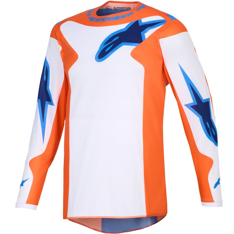 Alpinestars Fluid Grid Motocrosstrikot orange-blau